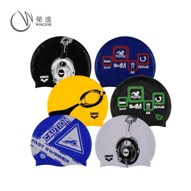 矽膠泳帽|成人泳帽男女通用|純色矽膠泳帽可印製logo-深圳矽膠泳帽定製加工廠家
