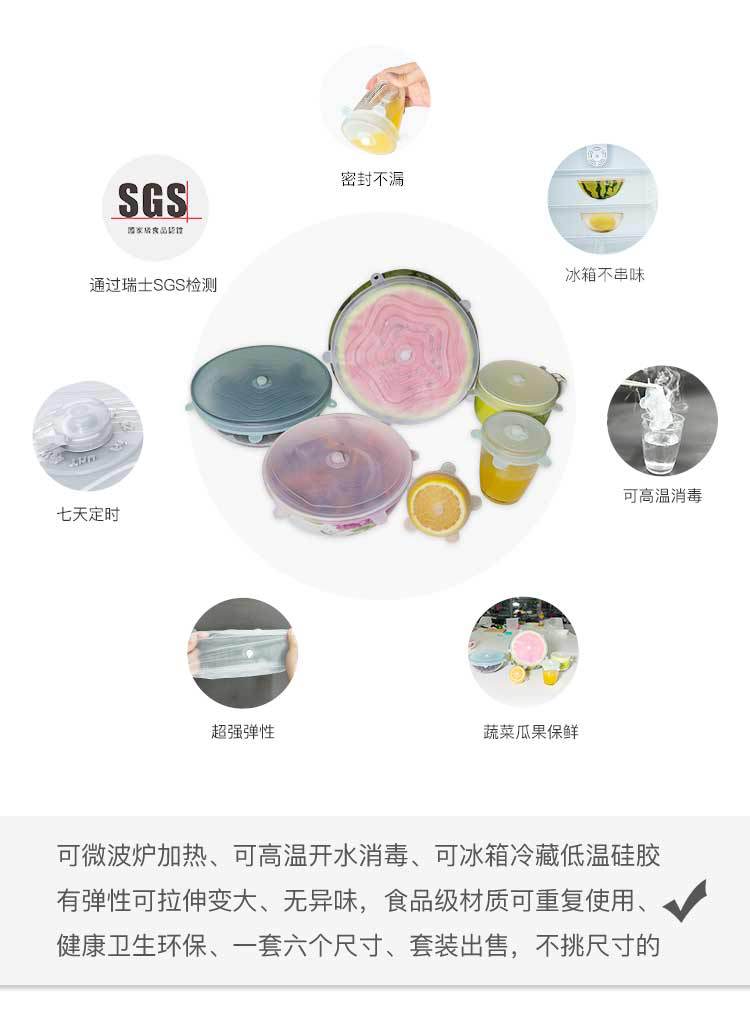 新款矽膠保鮮蓋
