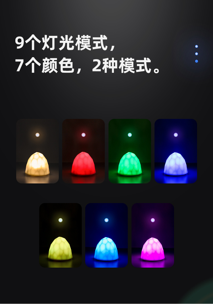 矽膠智能觸控LED小夜燈詳情介紹04