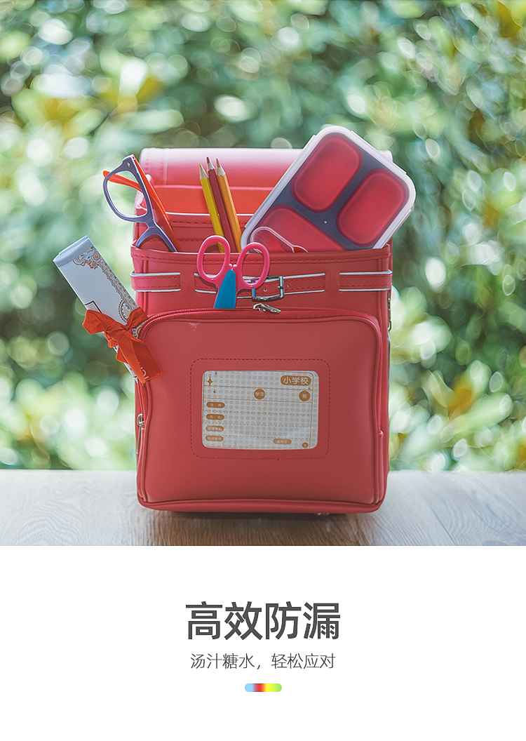 折疊三格分裝飯盒帶叉勺可伸縮便攜餐盒詳情介紹05