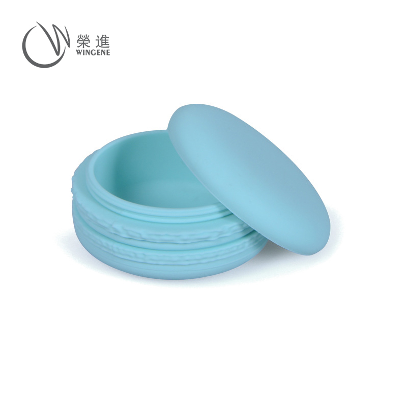 圓形矽膠化妝盒3