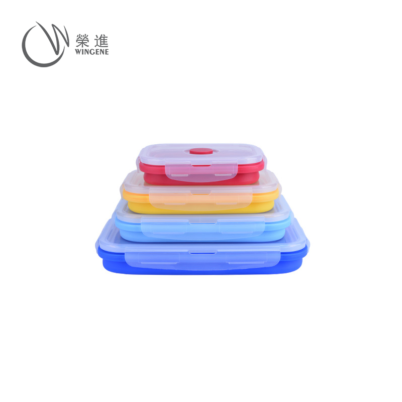 矽膠冰桶|啤酒冰桶|ice cube maker genie製塊冰桶-kaiyun网页版登录入口冰桶定製廠家(圖14) 方形折疊矽膠飯盒