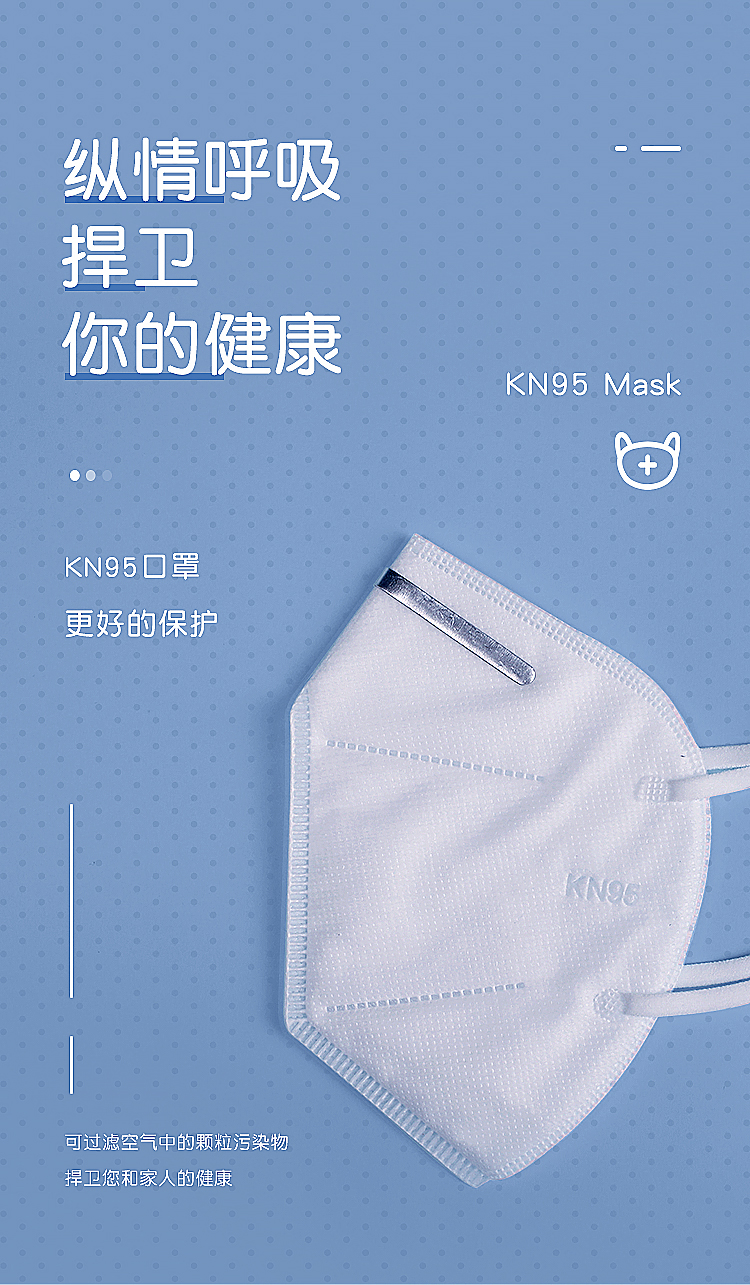一次性KN95防護口罩詳情頁01